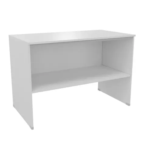 Post Sorter Table Unit - W1280 x D700 x H880mm - with Shelf - Grey